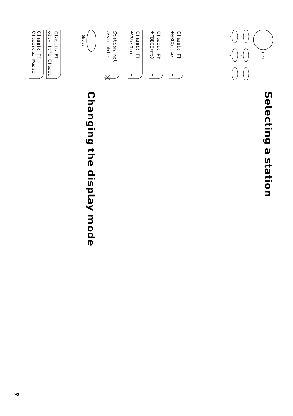 Changing the display mode | Pure Evoke-1 User Manual | Page 13 / 24