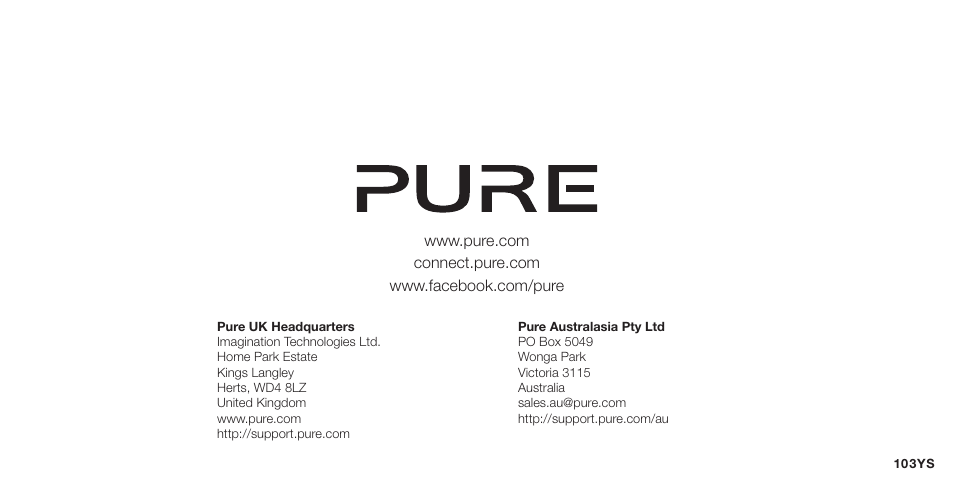 Pure Highway 300Di - Installation Guide User Manual | Page 12 / 12