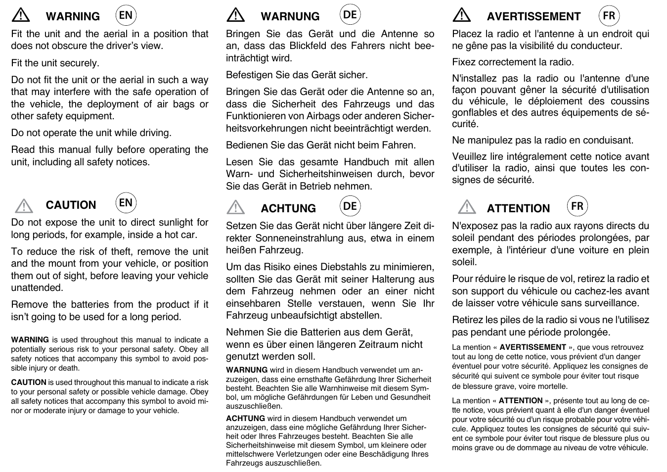 Pure Highway User Manual | Page 2 / 24