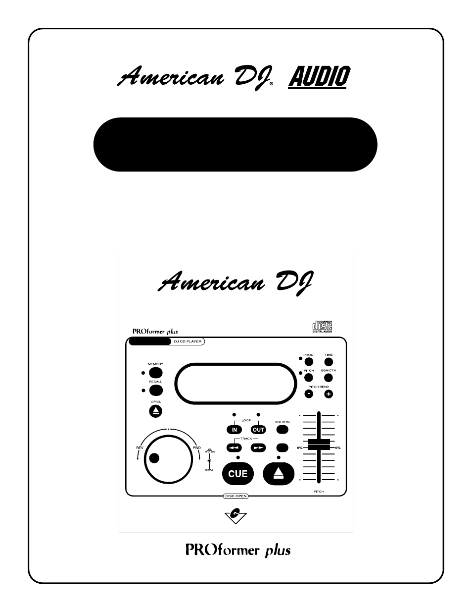American DJ PRO-DJ1 User Manual | 10 pages
