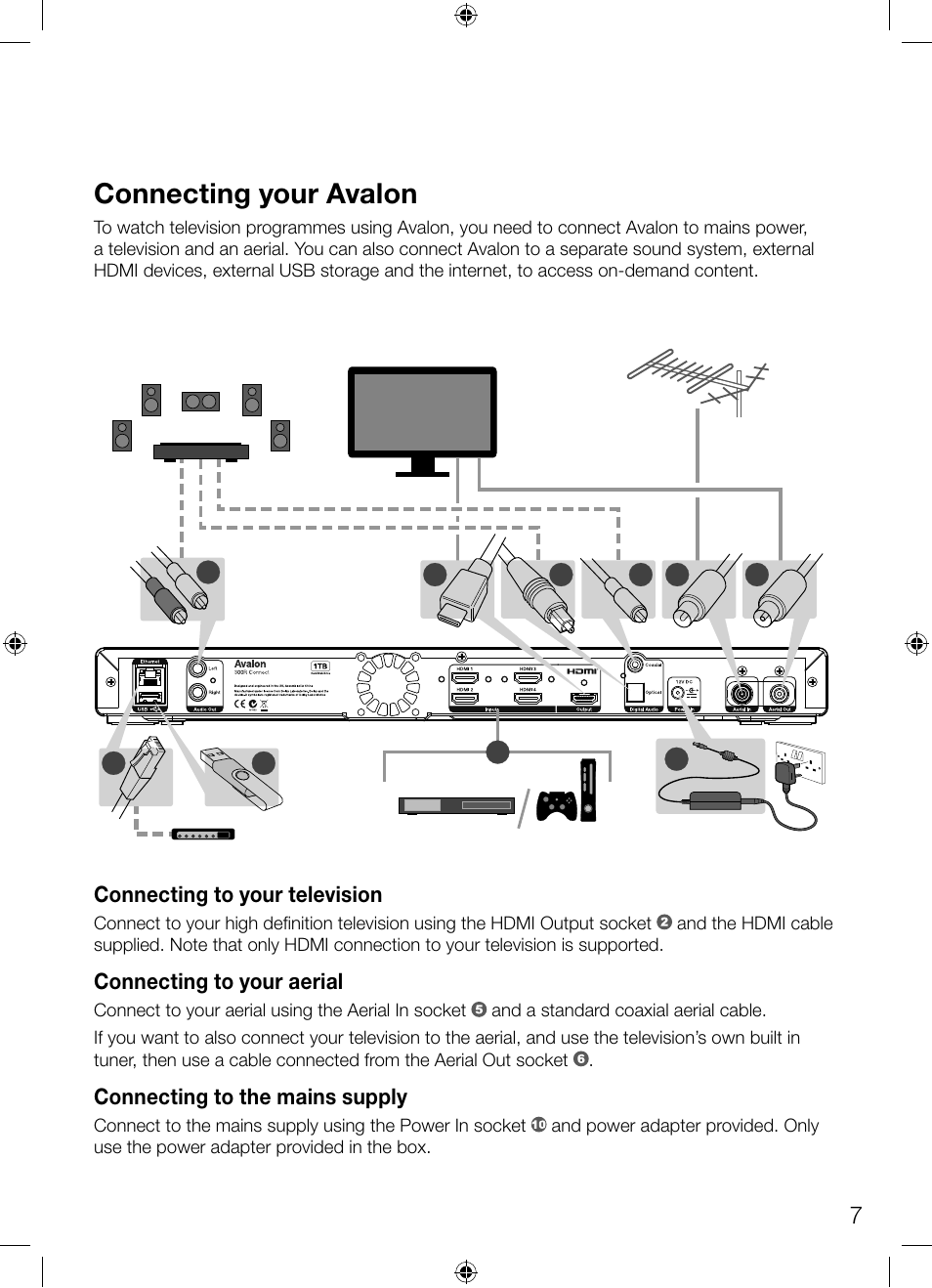 Connecting your avalon | Pure Avalon 300R Connect User Manual | Page 11 / 64