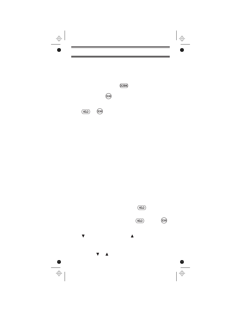 Scanning, Bank scanning | Racing Electronics SC150 User Manual | Page 17 / 35