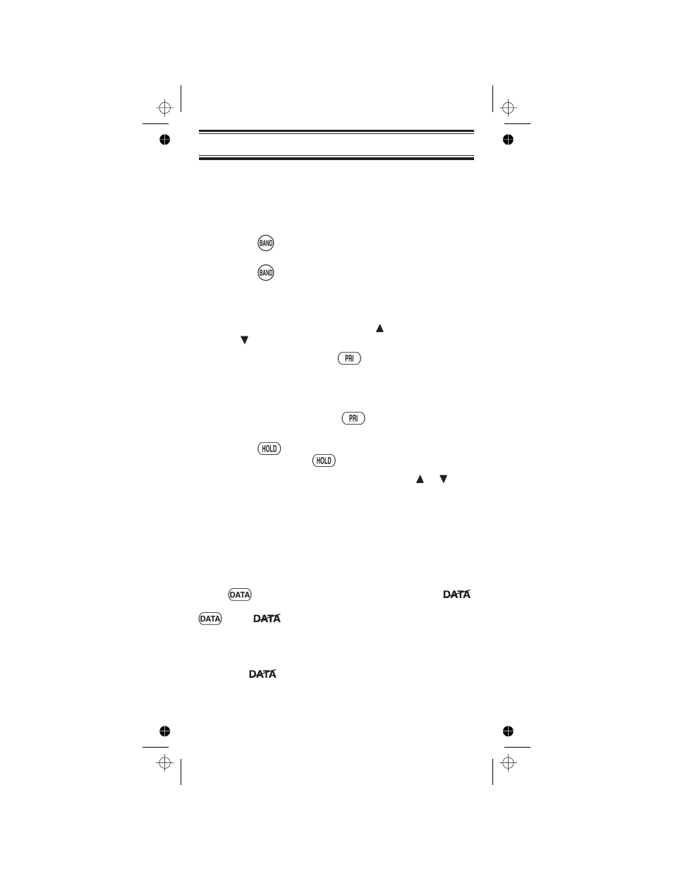 Searching, Using data skip | Racing Electronics SC150 User Manual | Page 23 / 35