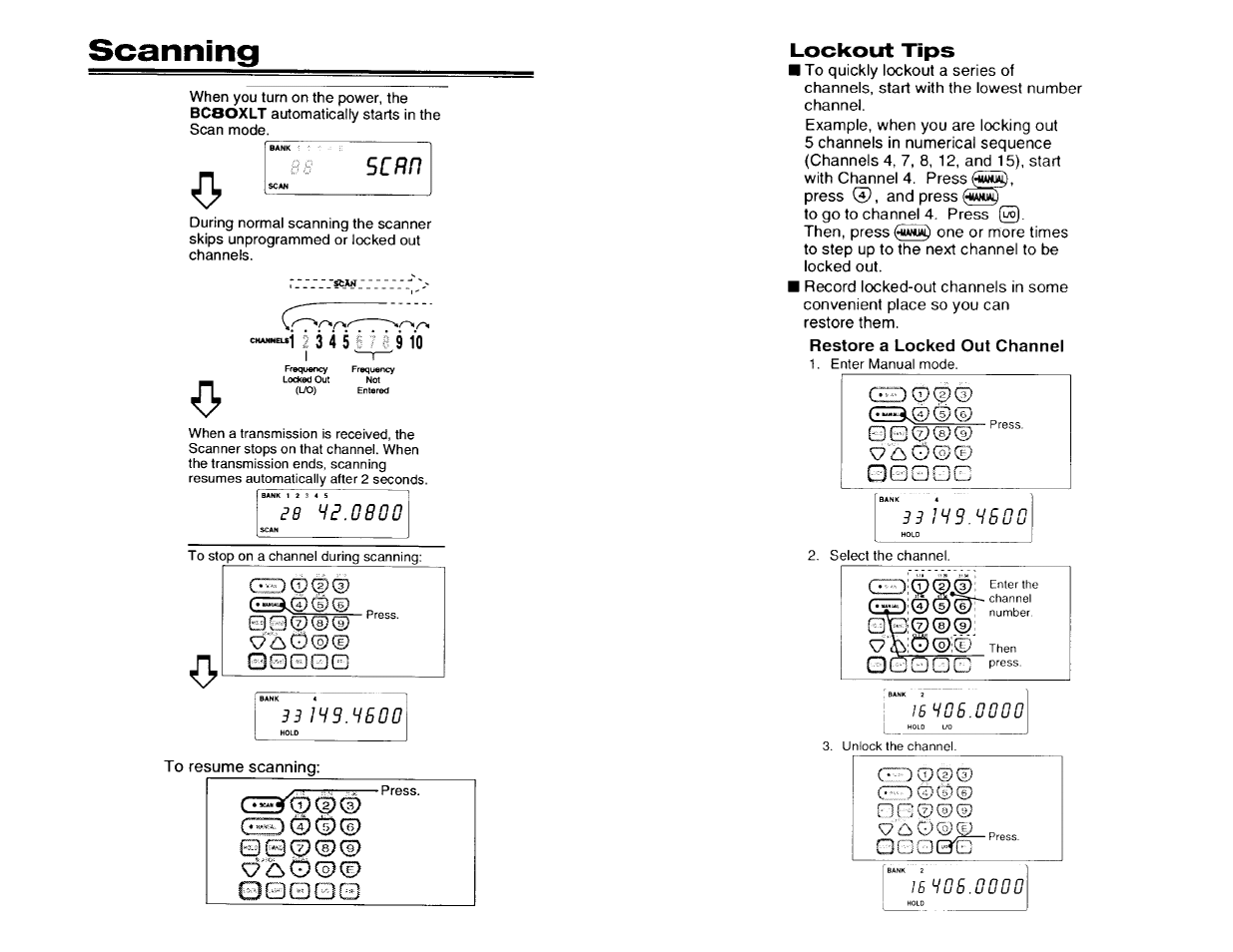 Racing Electronics BC80XLT User Manual | Page 16 / 32