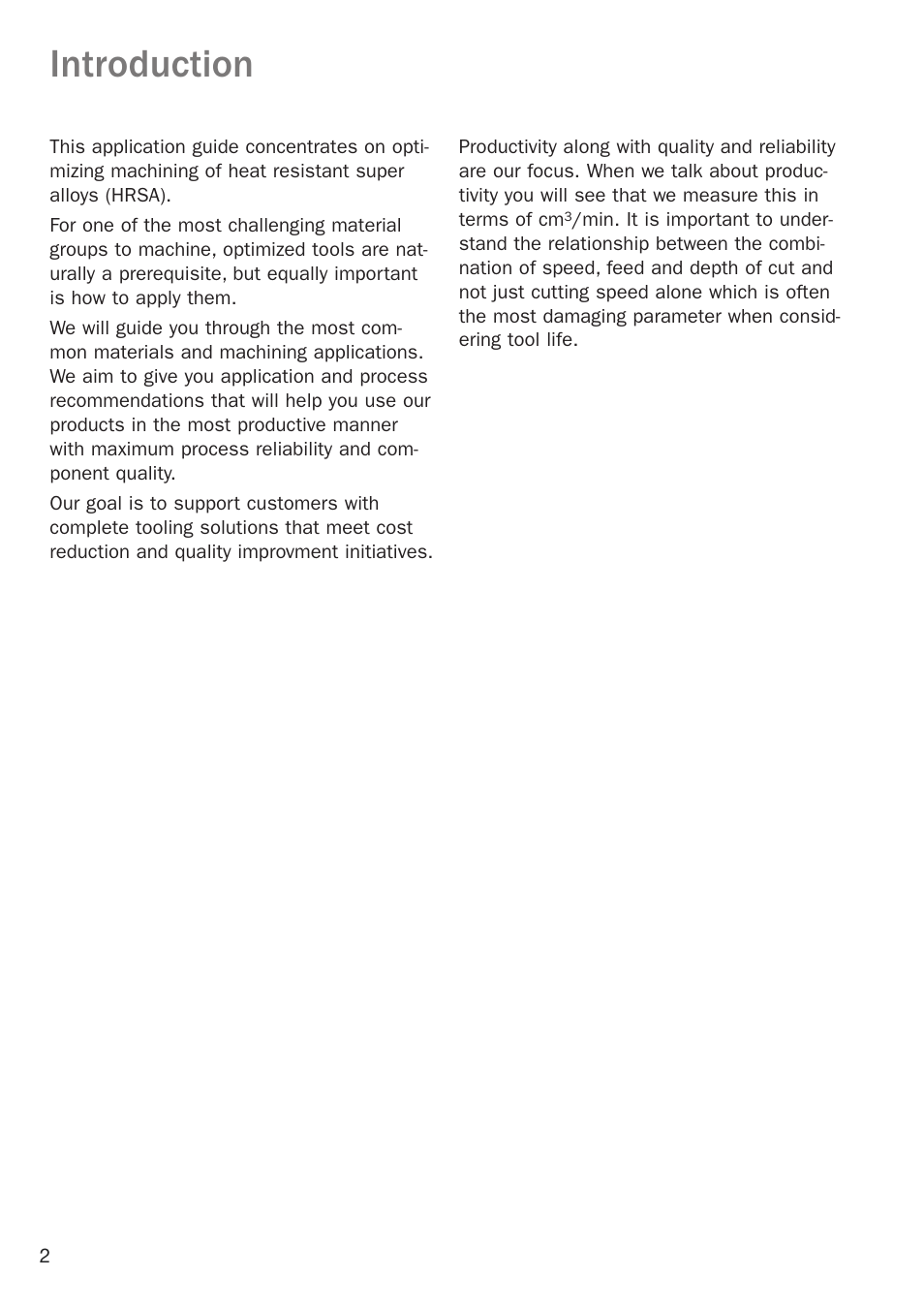 Introduction | Sandvik Coromant Heat resistant super alloys User Manual | Page 4 / 132