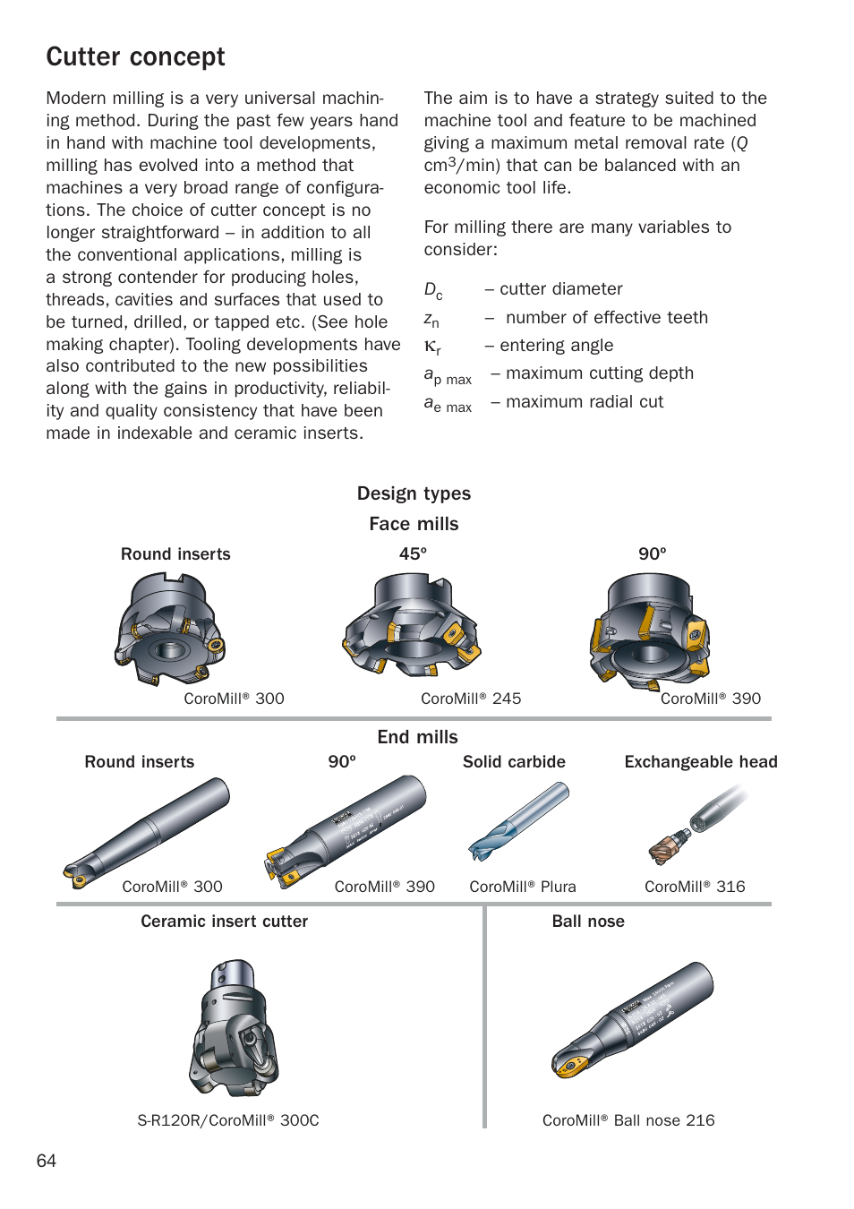 Cutter concept | Sandvik Coromant Heat resistant super alloys User Manual | Page 66 / 132