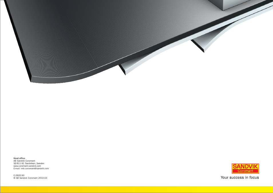 Sandvik Coromant Machining carbon fibre materials User Manual | Page 63 / 63
