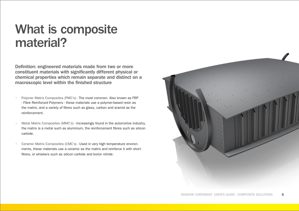 What is composite material | Sandvik Coromant Machining carbon fibre materials User Manual | Page 8 / 63