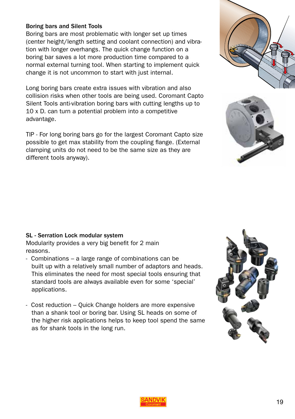 Sandvik Coromant Quick Change for CNC Lathes User Manual | Page 19 / 40