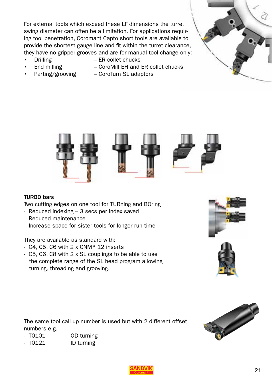 Sandvik Coromant Quick Change for CNC Lathes User Manual | Page 21 / 40
