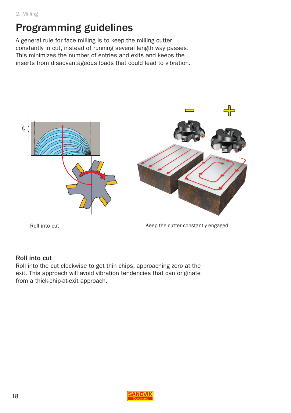 Programming guidelines | Sandvik Coromant Silent tools - application guide User Manual | Page 20 / 100
