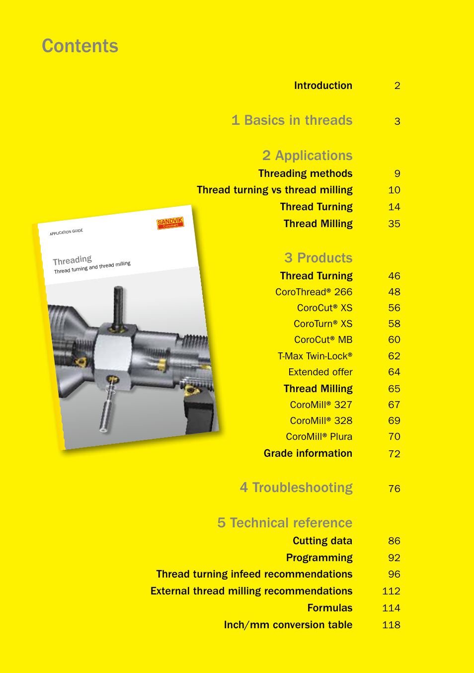 Sandvik Coromant Threading User Manual | 118 pages