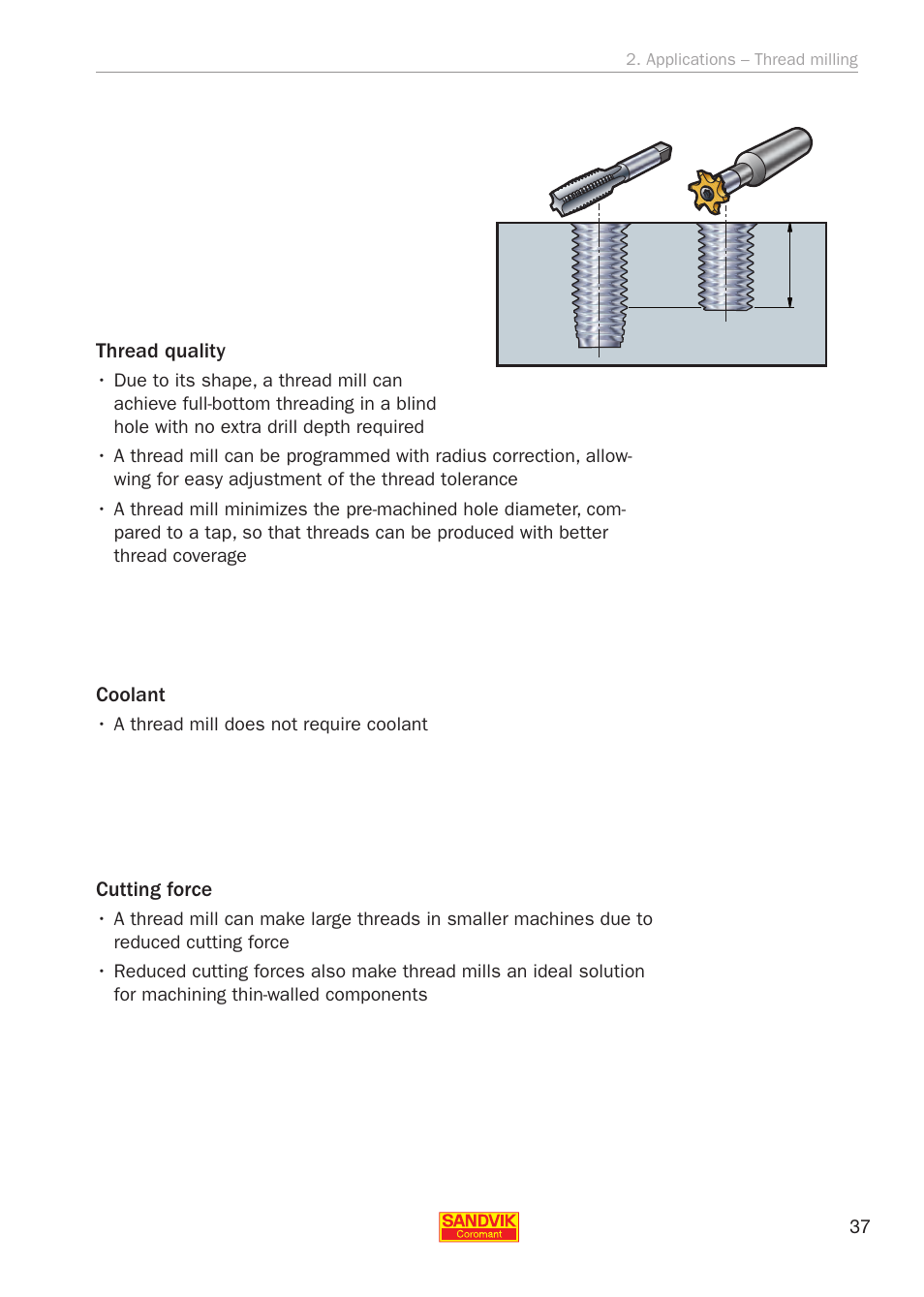Sandvik Coromant Threading User Manual | Page 37 / 118