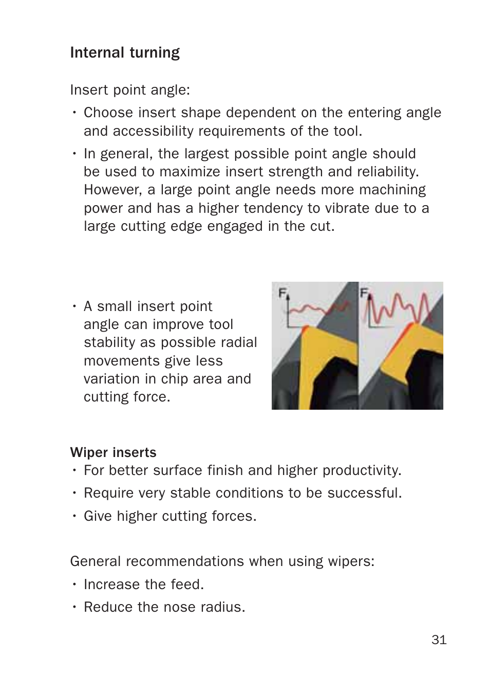 Sandvik Coromant Silent tools - users guide User Manual | Page 31 / 36