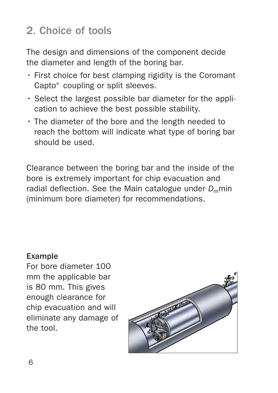 Choice of tools | Sandvik Coromant Silent tools - users guide User Manual | Page 6 / 36