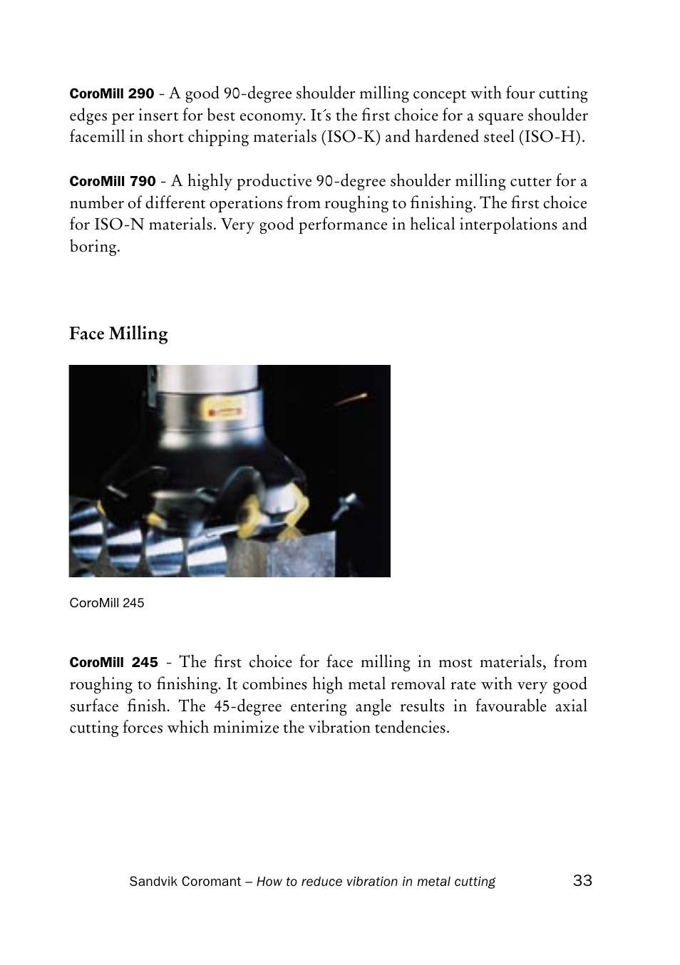 Sandvik Coromant Silent tools - How to reduce vibration in metal cutting User Manual | Page 37 / 60