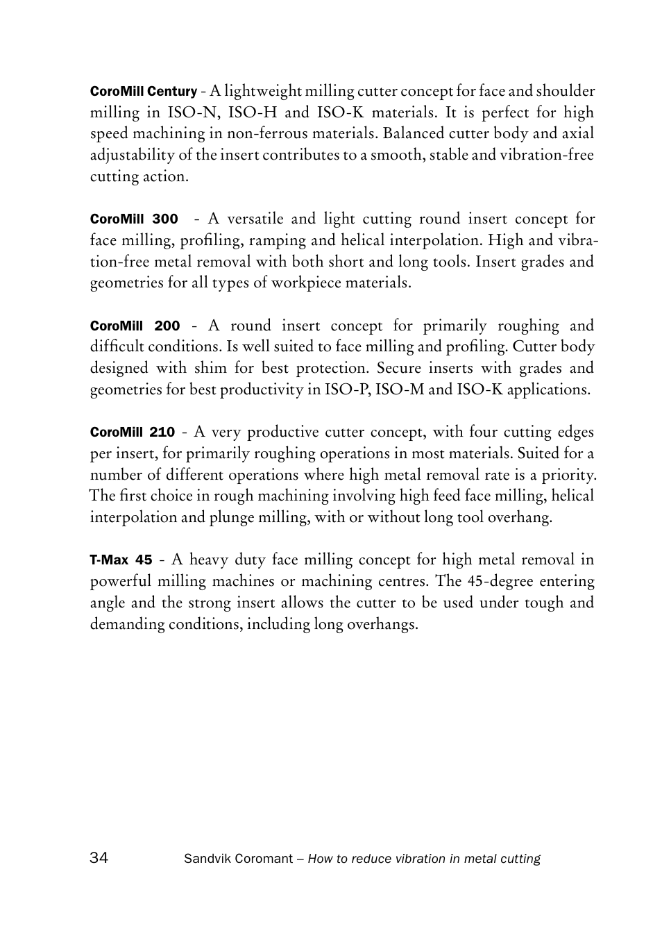 Sandvik Coromant Silent tools - How to reduce vibration in metal cutting User Manual | Page 38 / 60