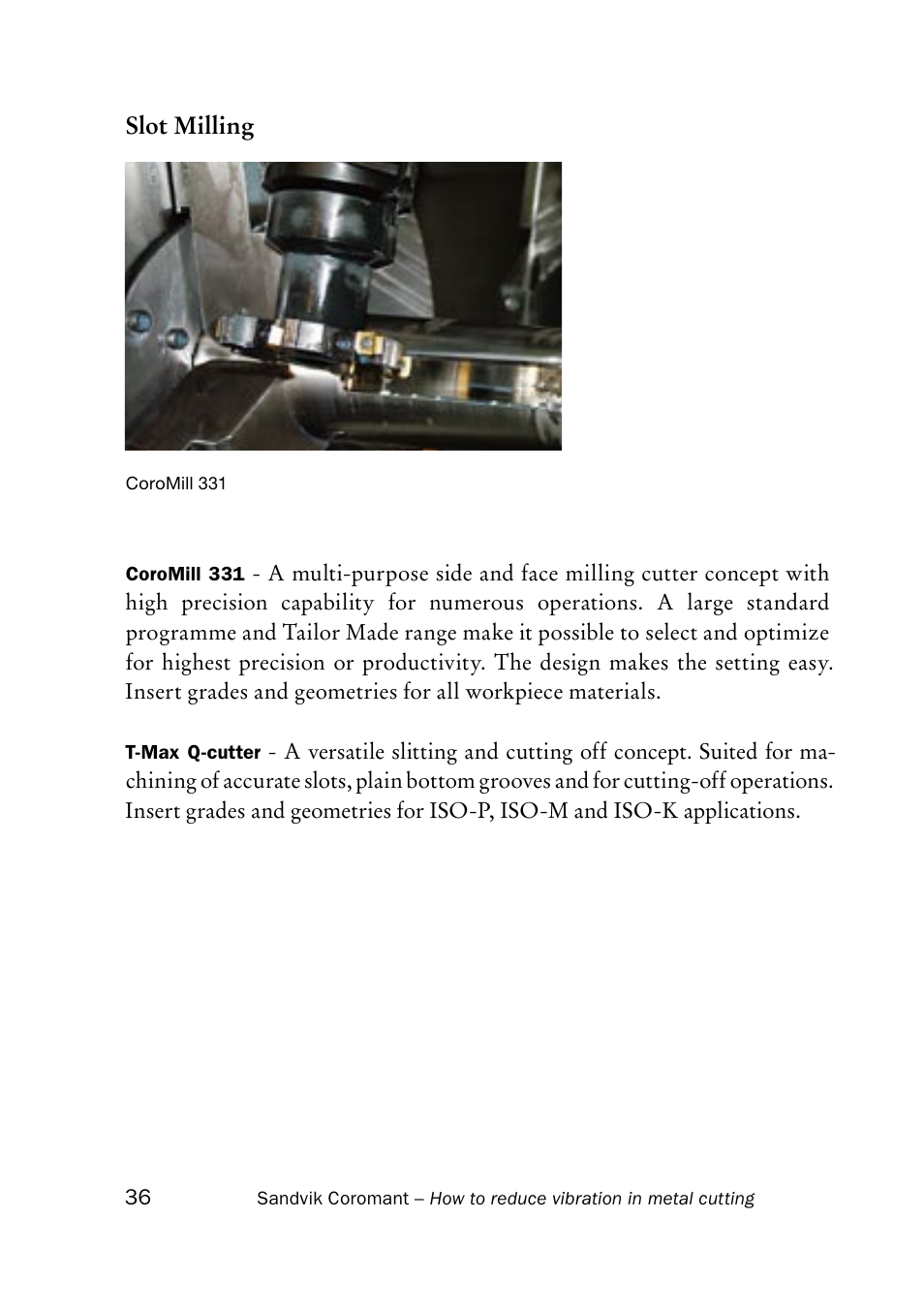 Sandvik Coromant Silent tools - How to reduce vibration in metal cutting User Manual | Page 40 / 60