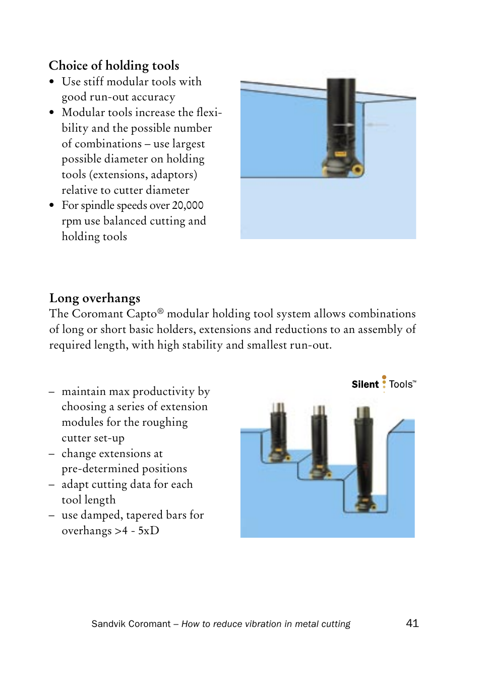 Sandvik Coromant Silent tools - How to reduce vibration in metal cutting User Manual | Page 45 / 60