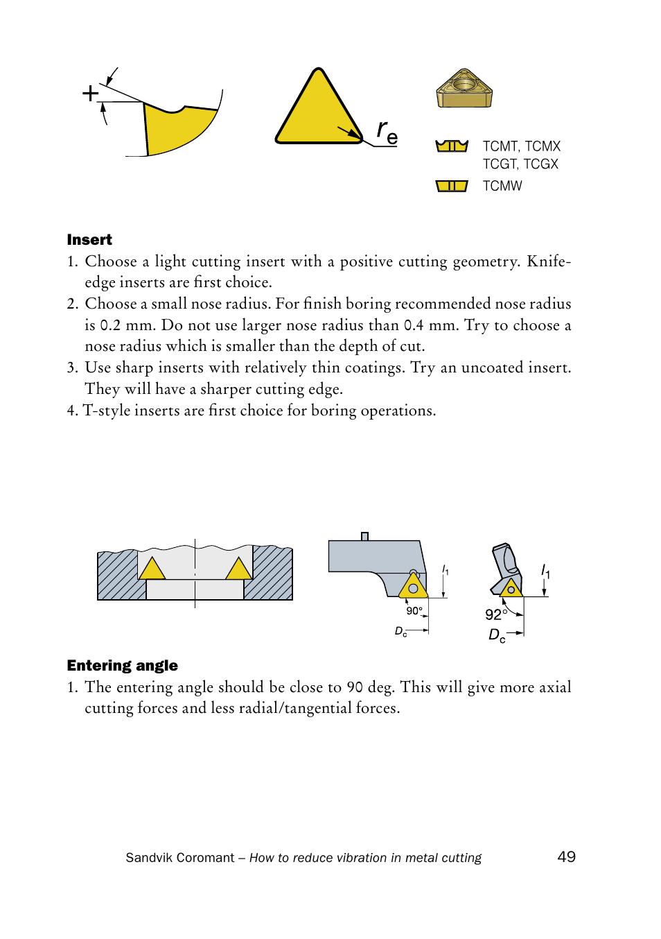 Sandvik Coromant Silent tools - How to reduce vibration in metal cutting User Manual | Page 53 / 60