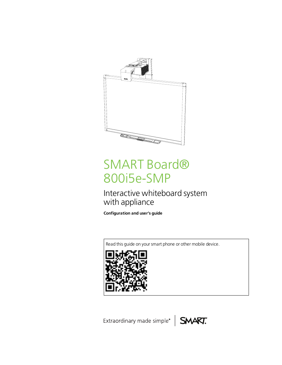 Smart Technologies 800i5e-SMP User Manual | 118 pages