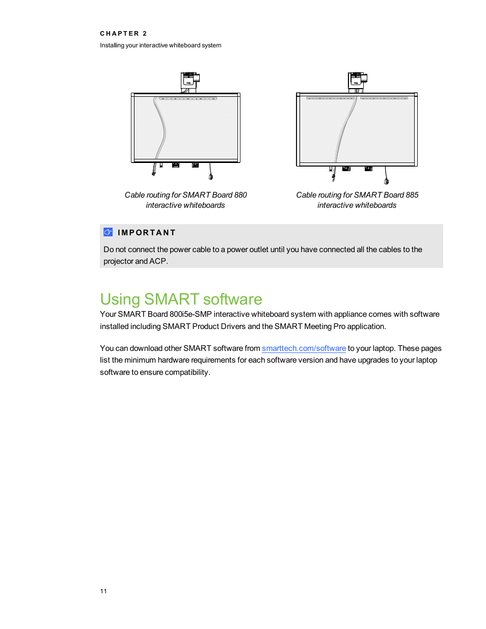 Using smart software | Smart Technologies 800i5e-SMP User Manual | Page 23 / 118