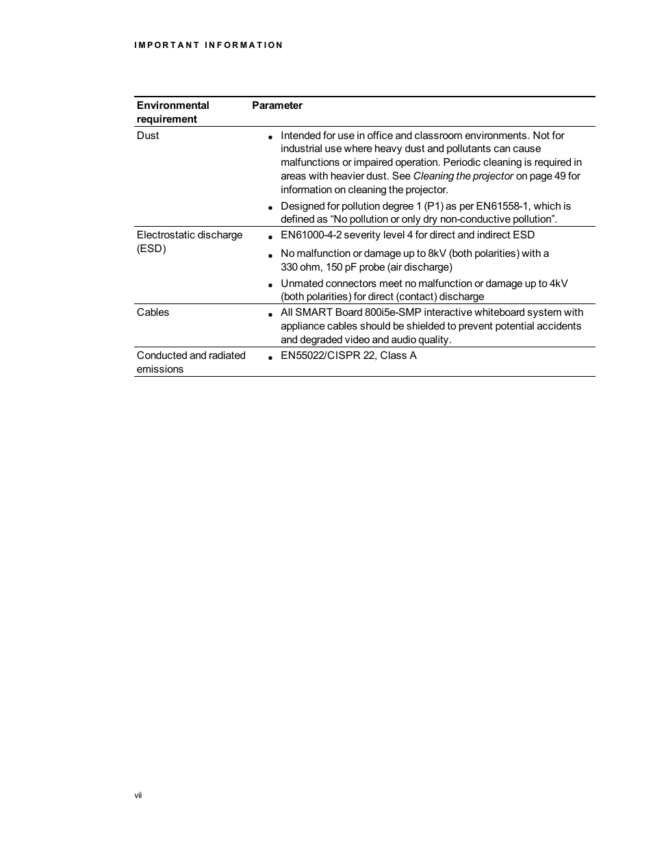 Smart Technologies 800i5e-SMP User Manual | Page 9 / 118