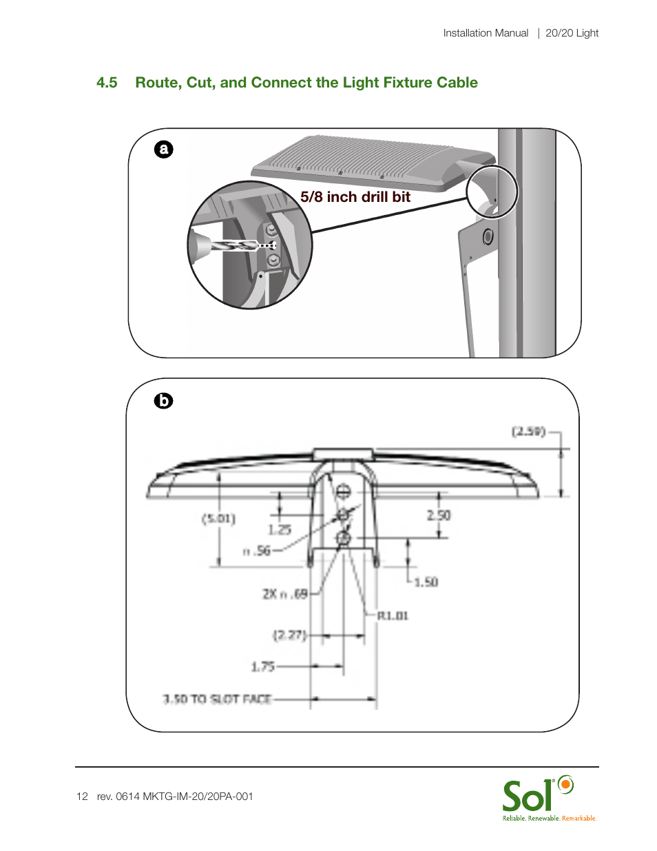 Sol 20/20 Solar LED Lighting Systems User Manual | Page 12 / 19