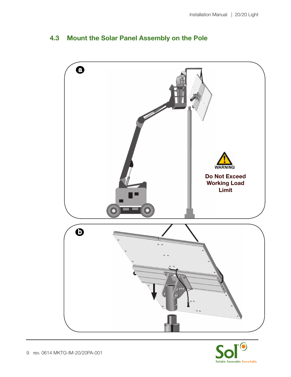 Sol 20/20 Solar LED Lighting Systems User Manual | Page 9 / 19