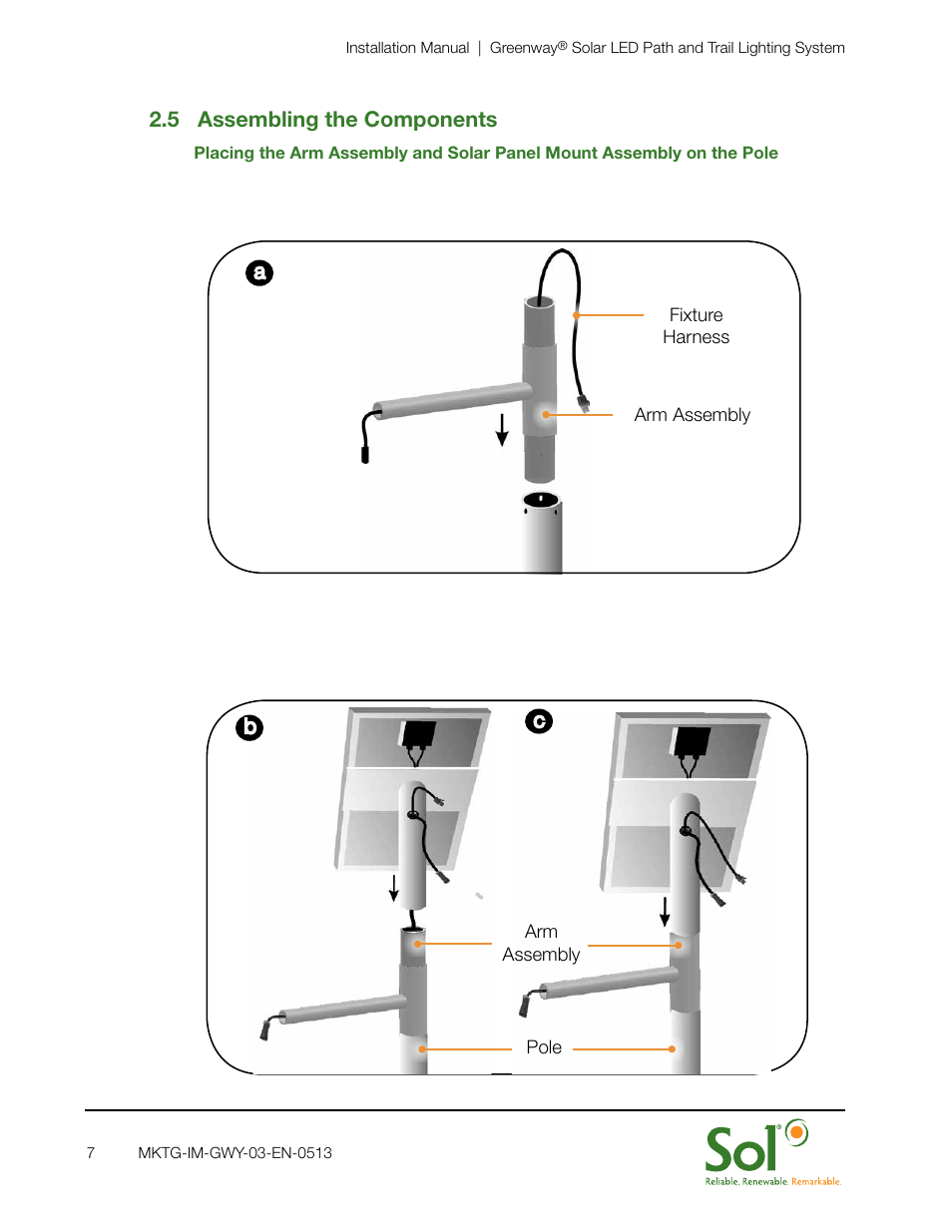 Sol GreenWay Solar Path Lighting User Manual | Page 7 / 20