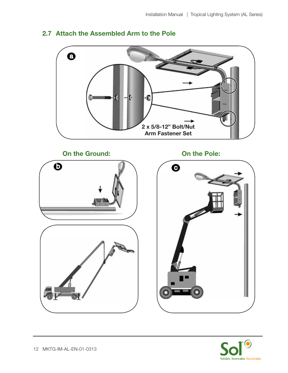 Sol AL Series Tropical Lighting System User Manual | Page 12 / 16