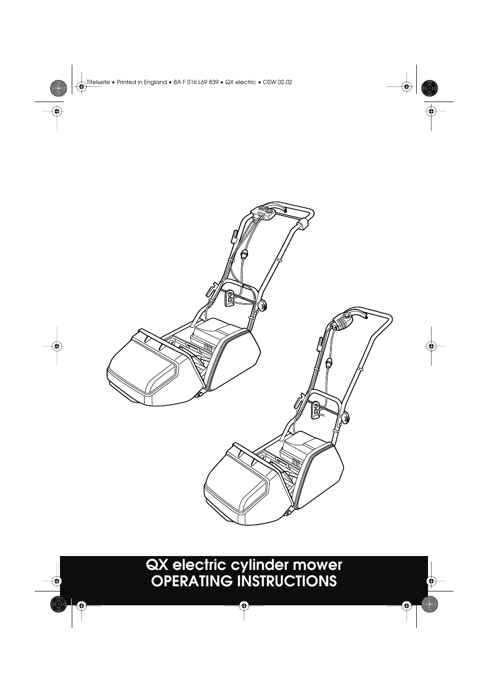 Atco QX User Manual | 97 pages