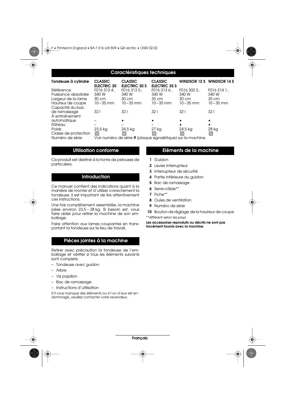 Atco QX User Manual | Page 21 / 97