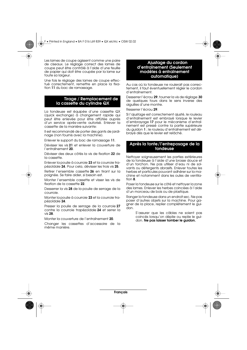 Atco QX User Manual | Page 24 / 97