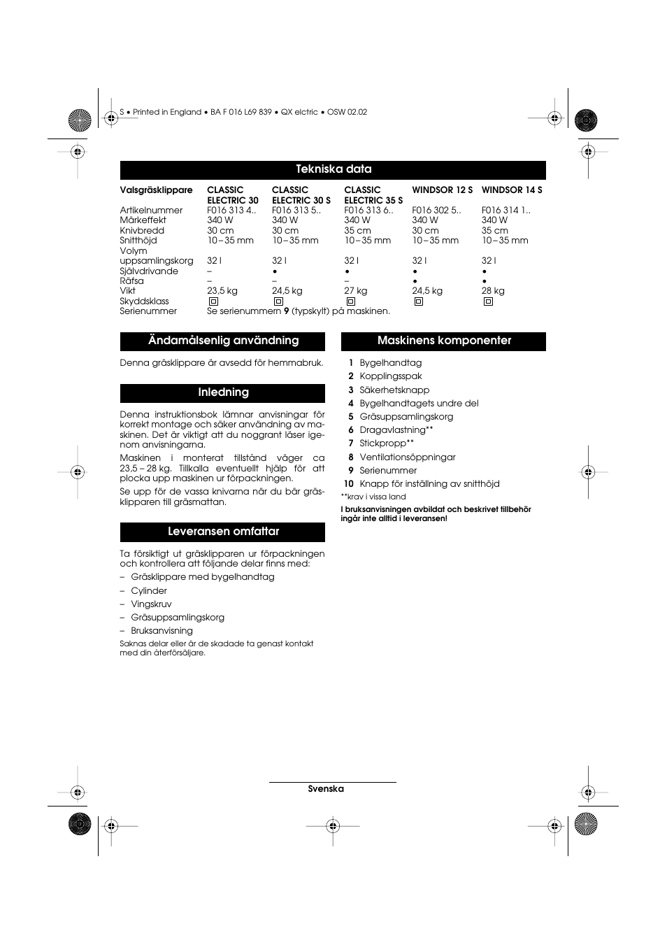 Atco QX User Manual | Page 63 / 97