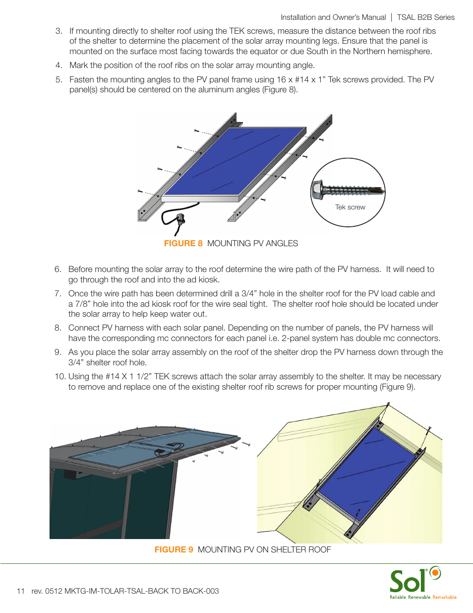 Sol Transit Shelter Ad Light User Manual | Page 11 / 24