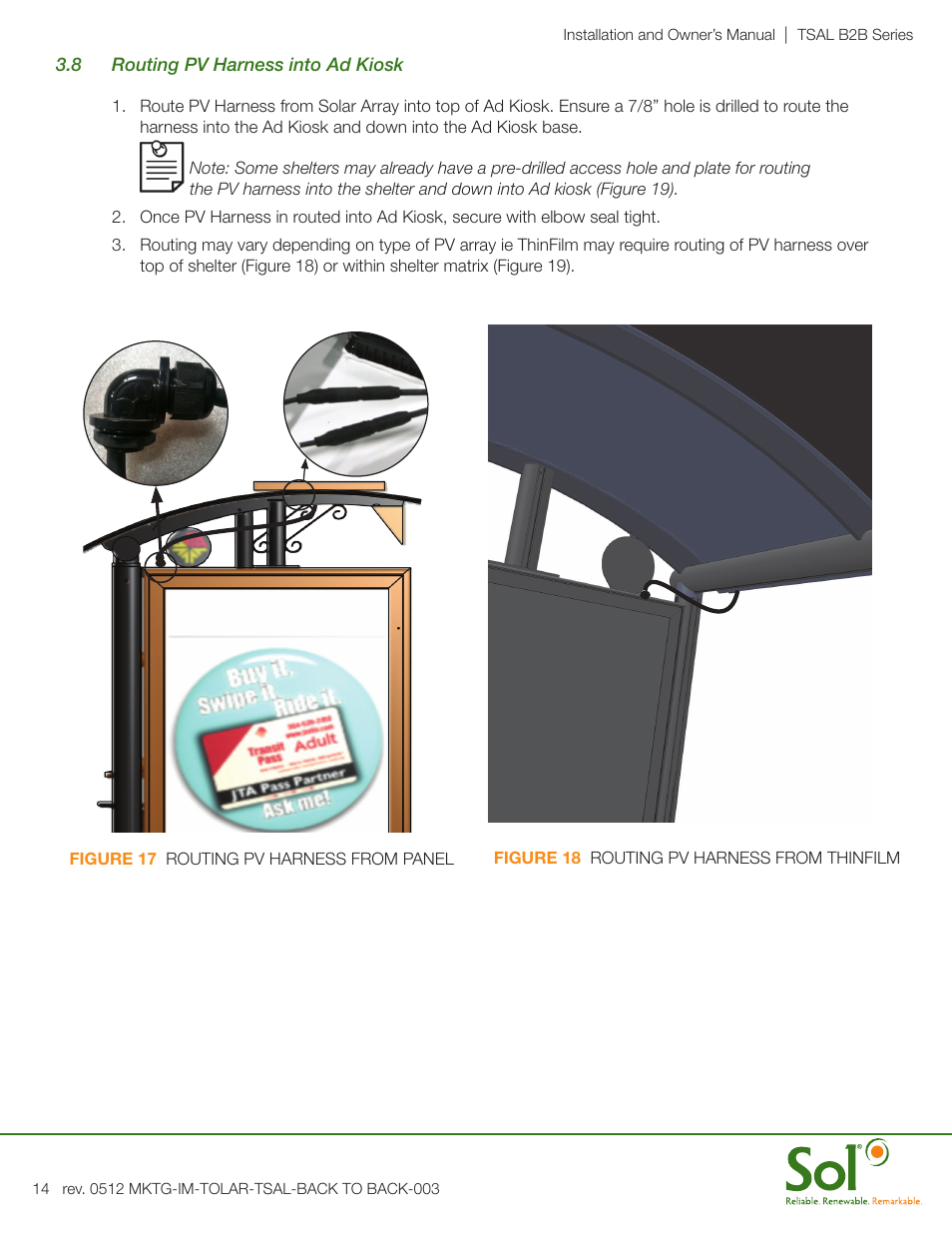 Sol Transit Shelter Ad Light User Manual | Page 14 / 24