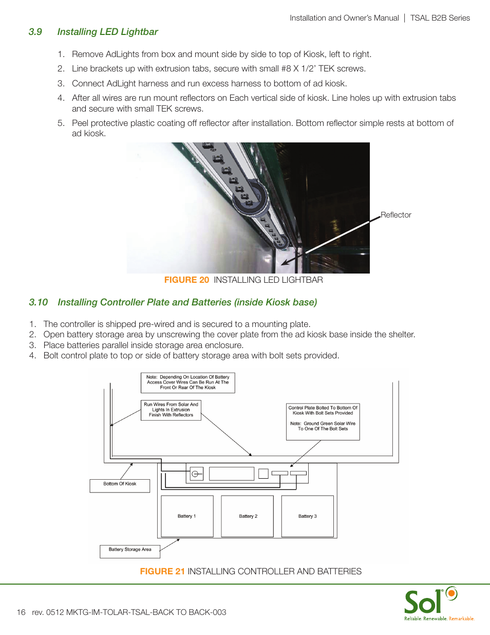 Sol Transit Shelter Ad Light User Manual | Page 16 / 24