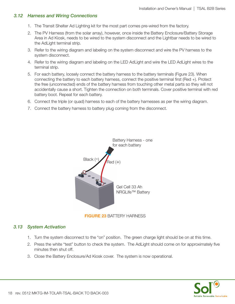 Sol Transit Shelter Ad Light User Manual | Page 18 / 24