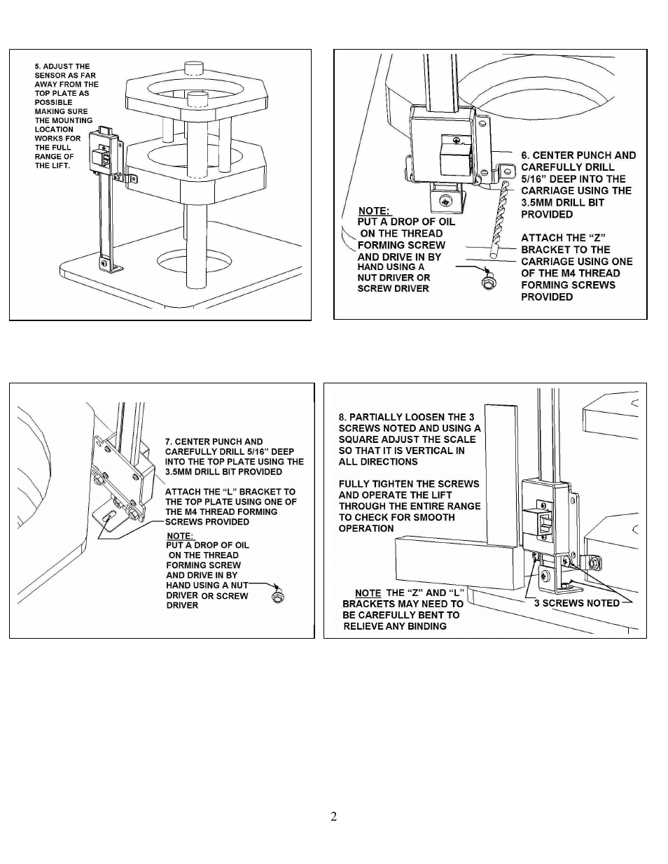 Wixey WR525 REMOTE DIGITAL READOUT User Manual | Page 2 / 4