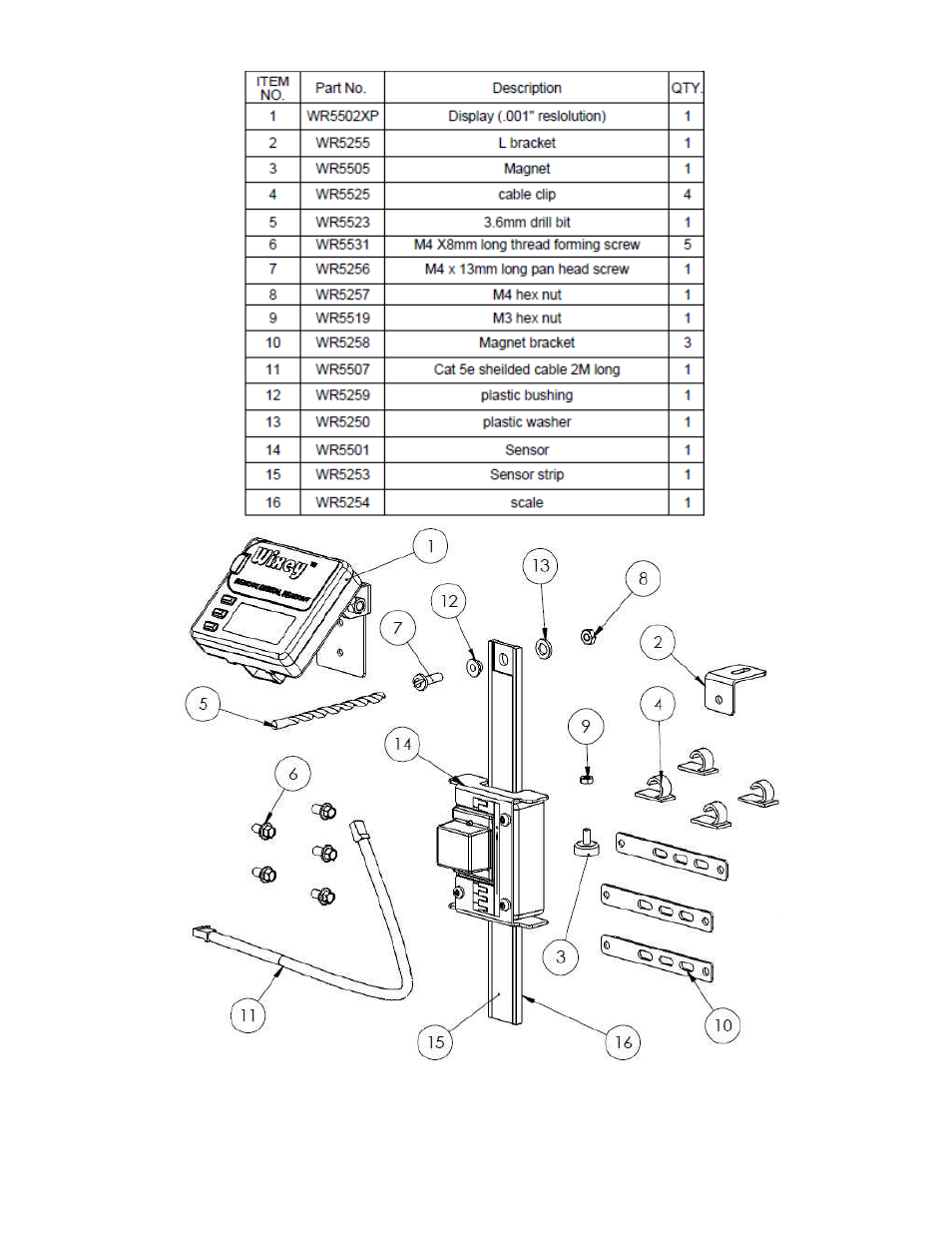 Wixey WR525 Type 2 REMOTE ROUTER READOUT User Manual | Page 5 / 5