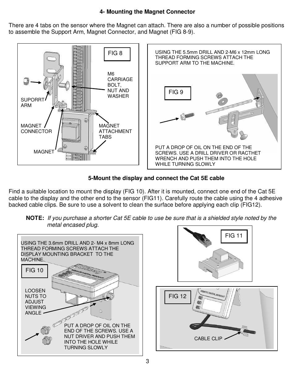 Wixey WR550 REMOTE PLANER READOUT User Manual | Page 3 / 8