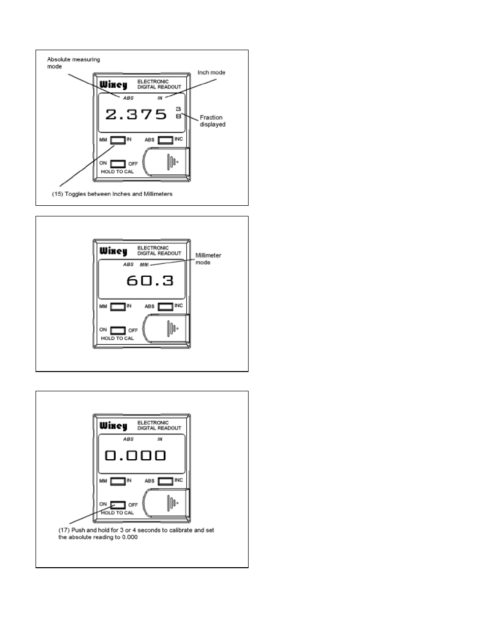 Wixey WR500 ELECTRONIC DIGITAL READOUT User Manual | Page 4 / 10