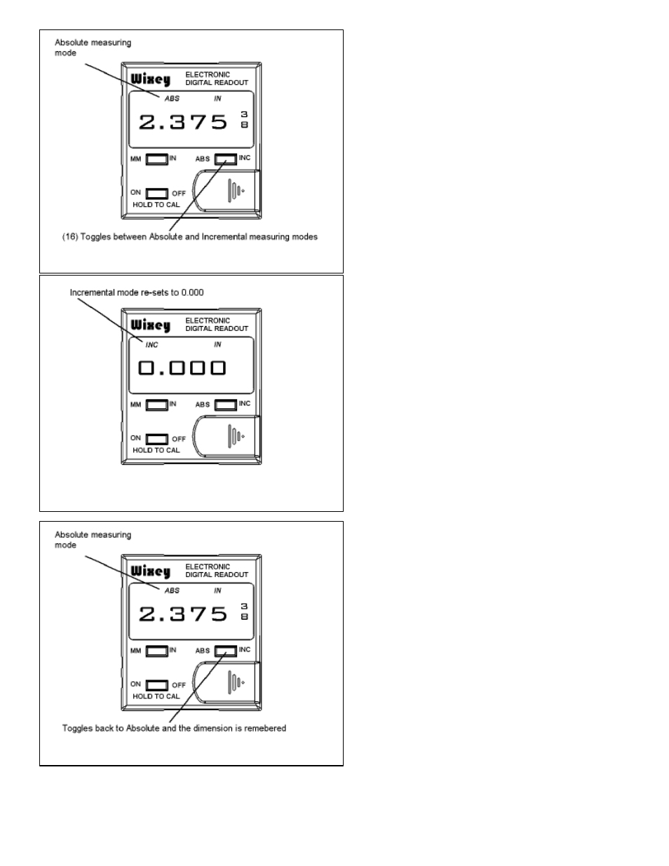 Wixey WR500 ELECTRONIC DIGITAL READOUT User Manual | Page 5 / 10