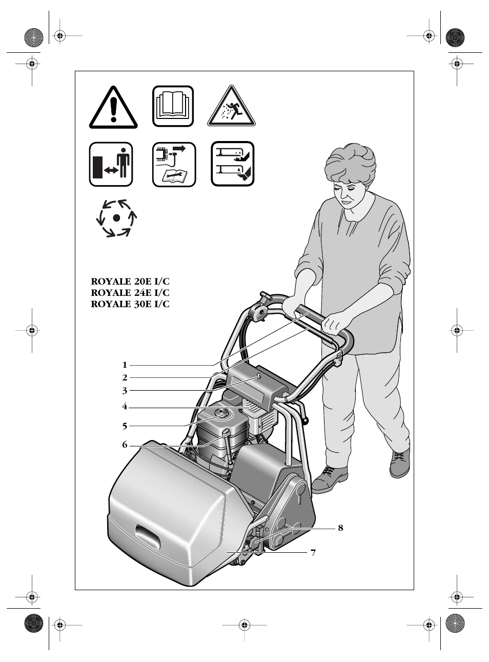 Stop | Atco ROYALE 20E I/C User Manual | Page 3 / 104