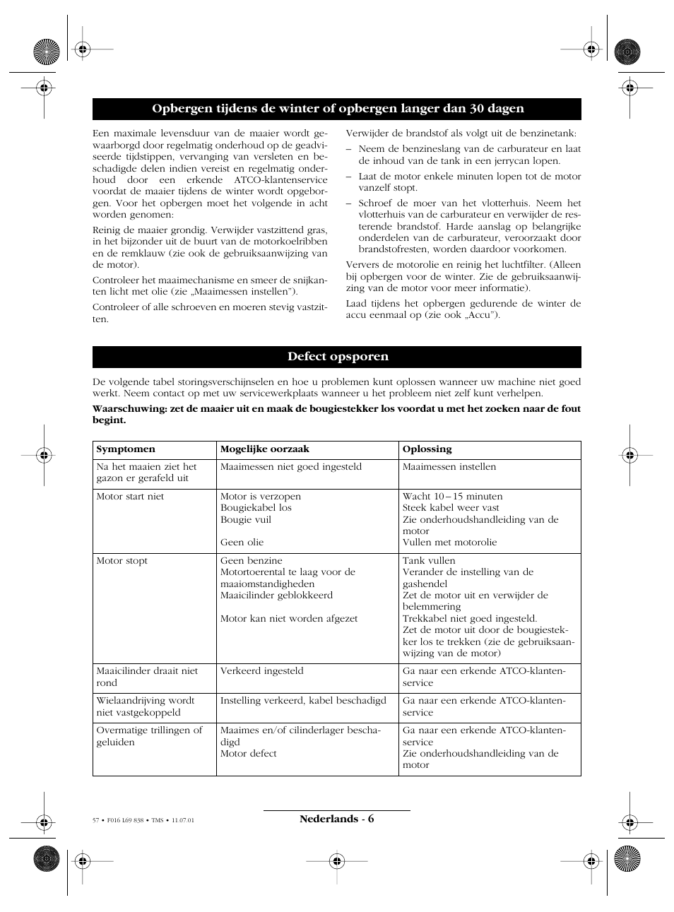 Atco ROYALE 20E I/C User Manual | Page 57 / 104