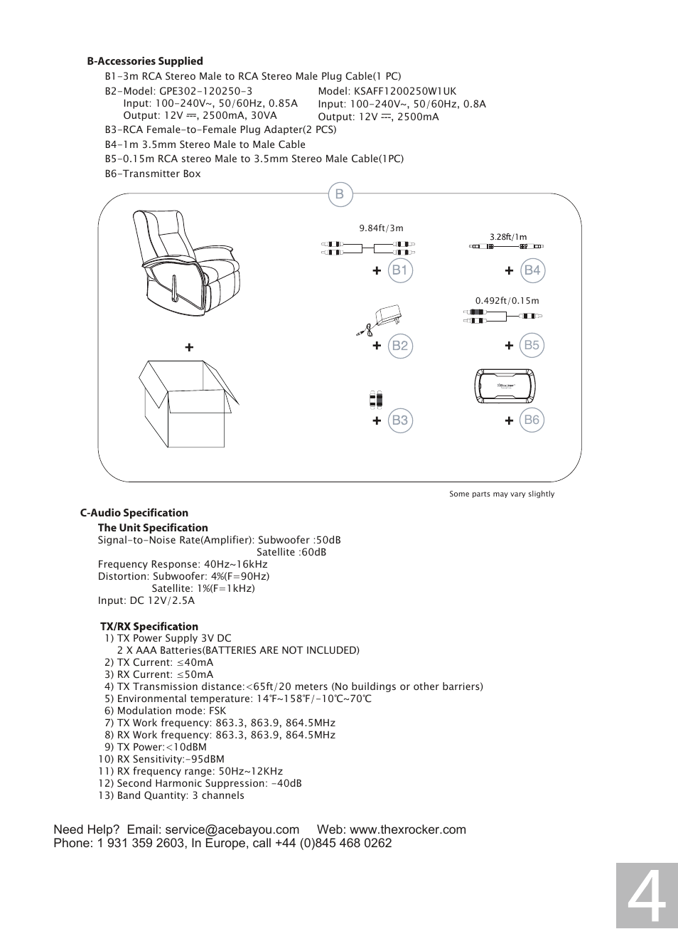 Deluxe manual 4.pdf | X Rockers 06114 User Manual | Page 4 / 12