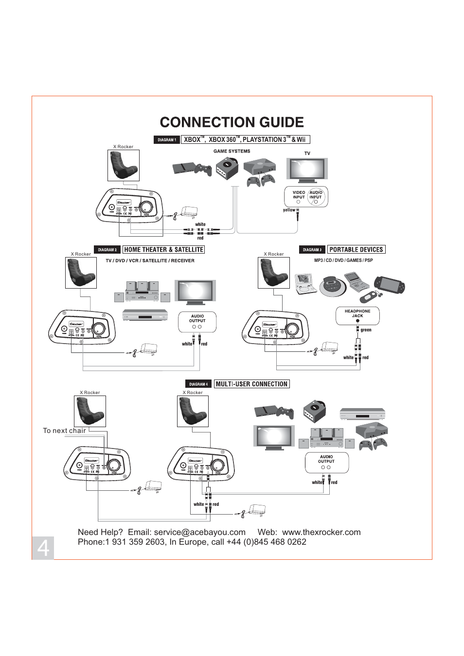 X Rockers 51451 User Manual | Page 4 / 8