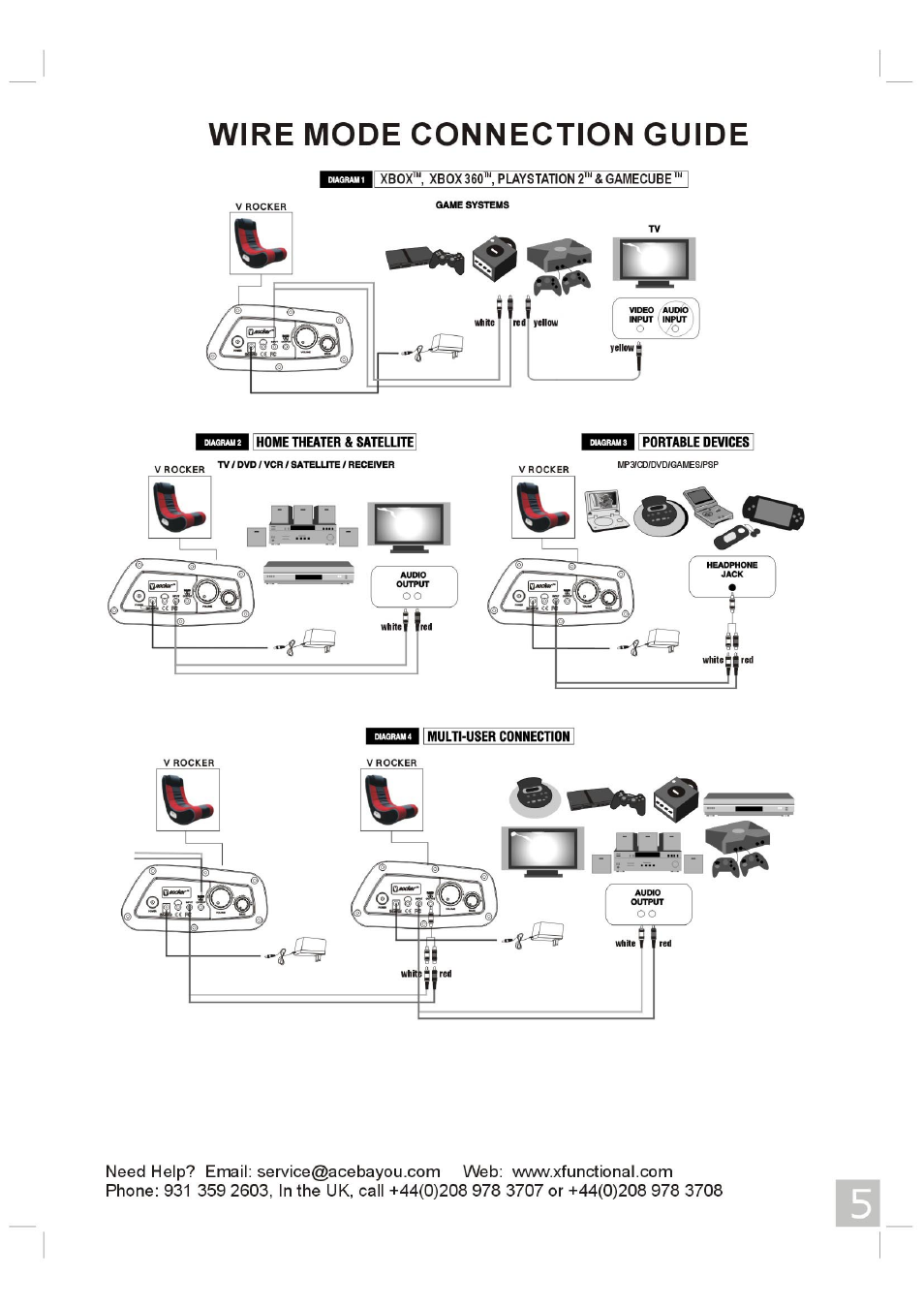 X Rockers 51324 User Manual | Page 5 / 8