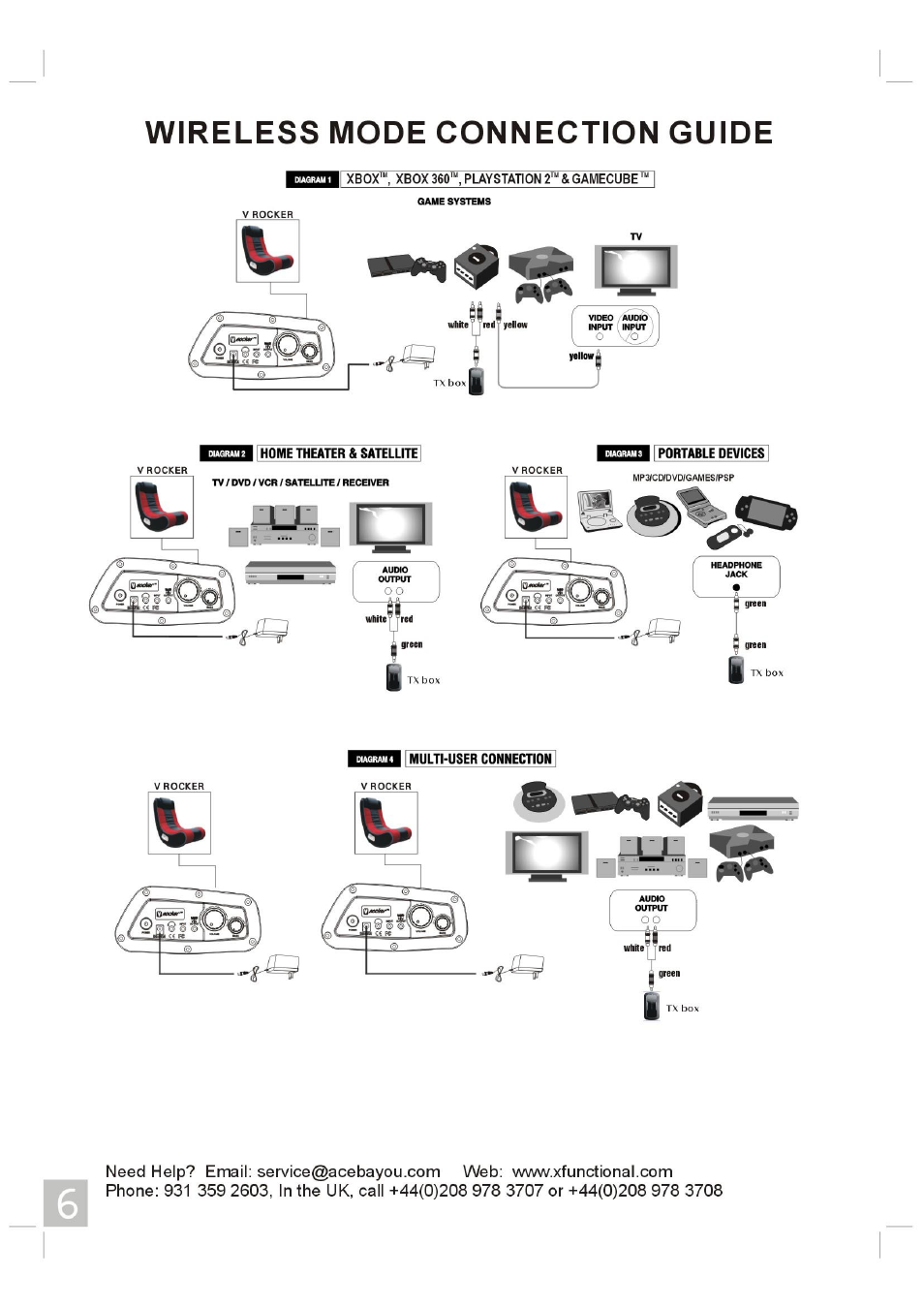 X Rockers 51324 User Manual | Page 6 / 8